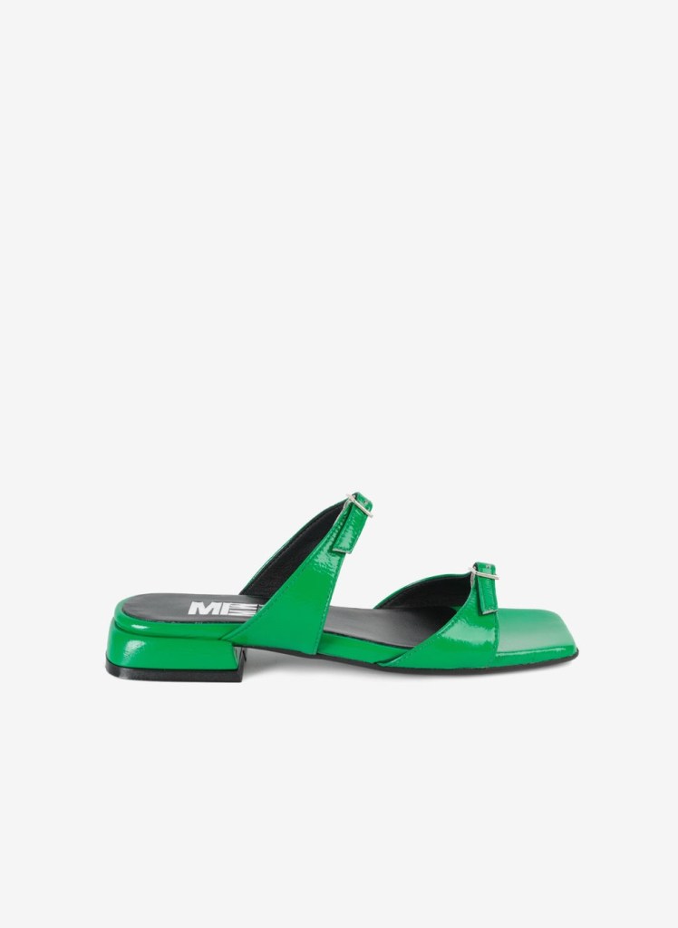 Little green sandals seen in Barcelona